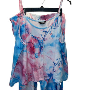 PJ Lounge Set, Size XL, Pant Waist 19”, Length 42”, Top PTP 24.5”, L 24”,